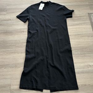 Zara Black mock neck maxi dress